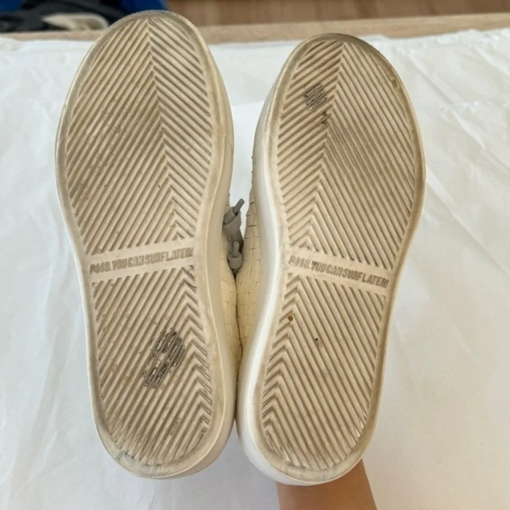 P448 Thea Overload Leather Low Top‎ Platform Sneakers